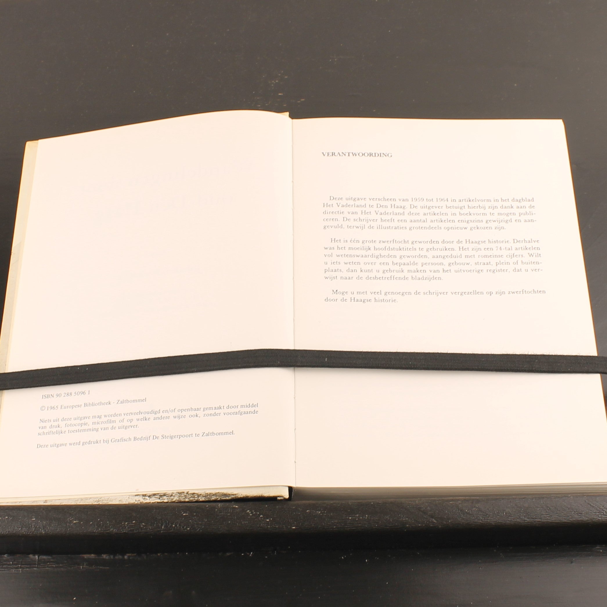 Promenades dans le vieux La Haye – Johan Schwencke – Europese Bibliotheek 1980 – Relié toilé