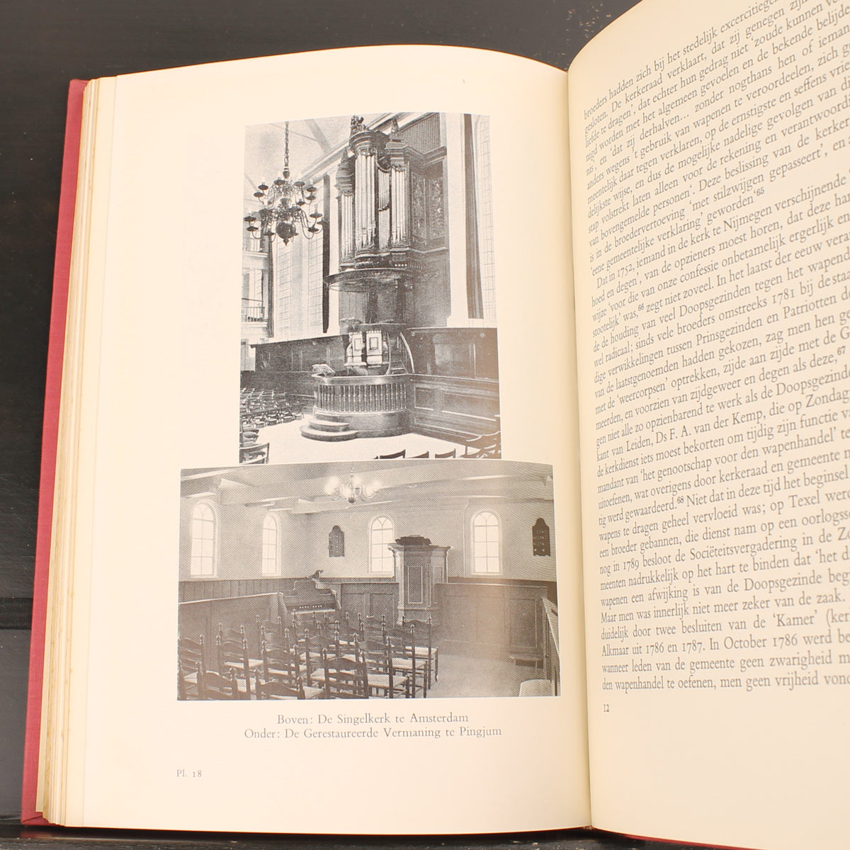 Histoire des baptistes aux Pays-Bas - N. van der Zijpp - Édition originale 1952