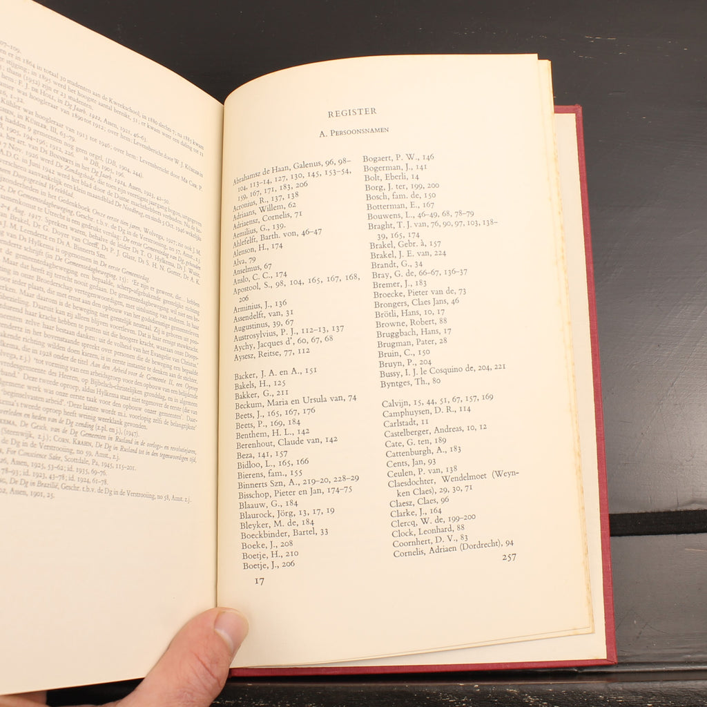 Histoire des baptistes aux Pays-Bas - N. van der Zijpp - Édition originale 1952