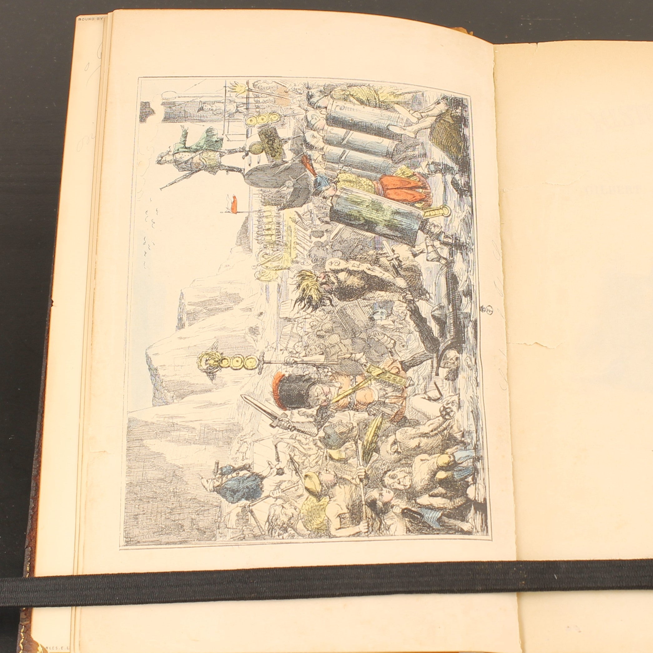The Comic History of England (1864) – Set victorien en 2 volumes avec eaux-fortes coloriées – John Leech – Antique