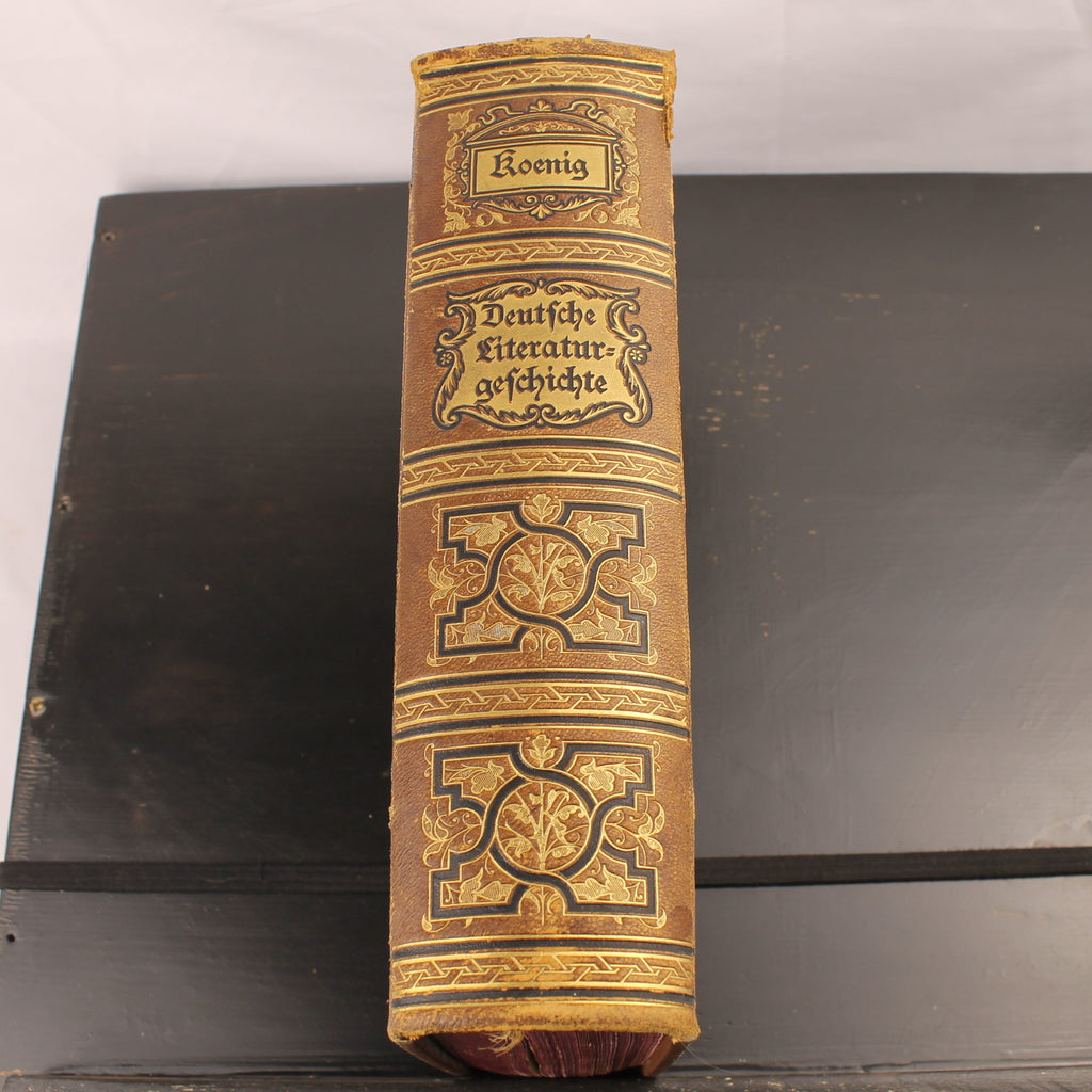 Robert Koenig - Deutsche Literaturgeschichte - Edição de Luxo com 43 Anexos - 1881