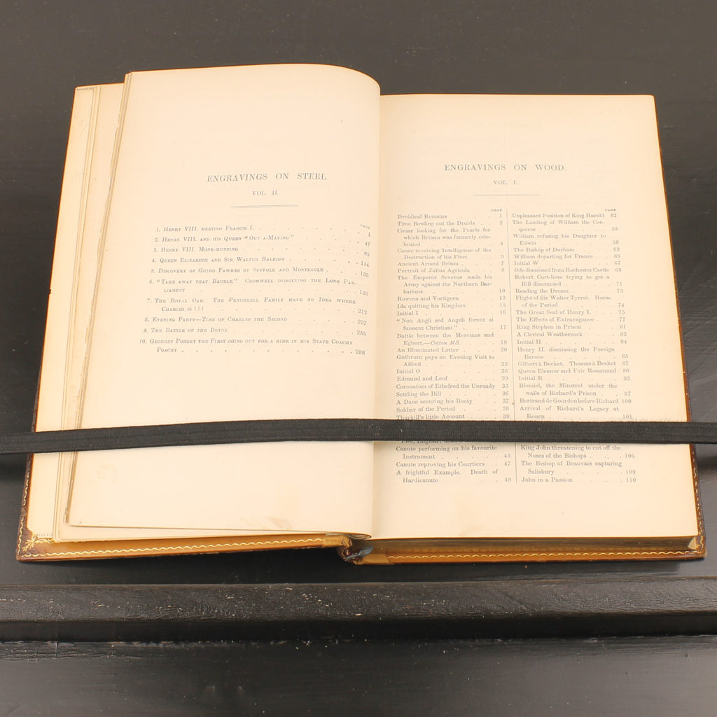 The Comic History of England (1864) – Set victorien en 2 volumes avec eaux-fortes coloriées – John Leech – Antique