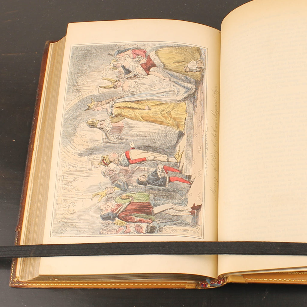 The Comic History of England (1864) – Set victorien en 2 volumes avec eaux-fortes coloriées – John Leech – Antique