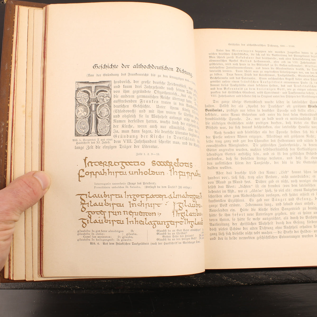 Robert Koenig - Deutsche Literaturgeschichte - Edição de Luxo com 43 Anexos - 1881