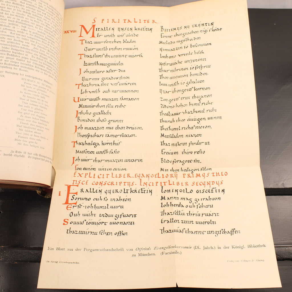 Robert Koenig - Deutsche Literaturgeschichte - Edição de Luxo com 43 Anexos - 1881