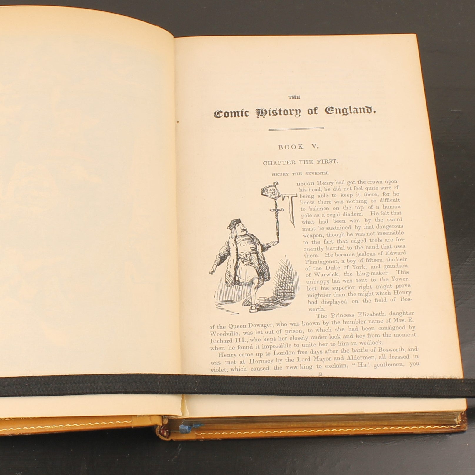 The Comic History of England (1864) – Set victorien en 2 volumes avec eaux-fortes coloriées – John Leech – Antique