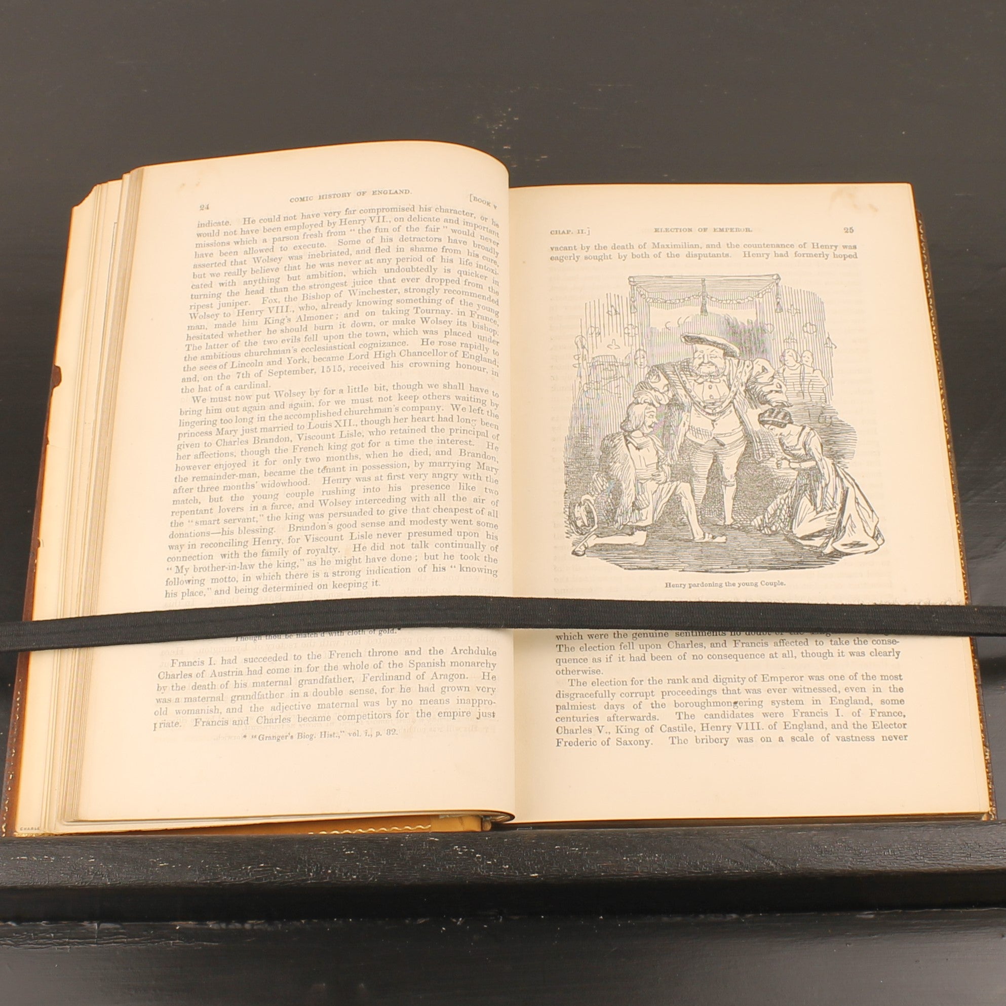 The Comic History of England (1864) – Set victorien en 2 volumes avec eaux-fortes coloriées – John Leech – Antique