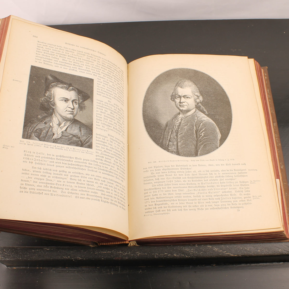 Robert Koenig - Deutsche Literaturgeschichte - Edição de Luxo com 43 Anexos - 1881