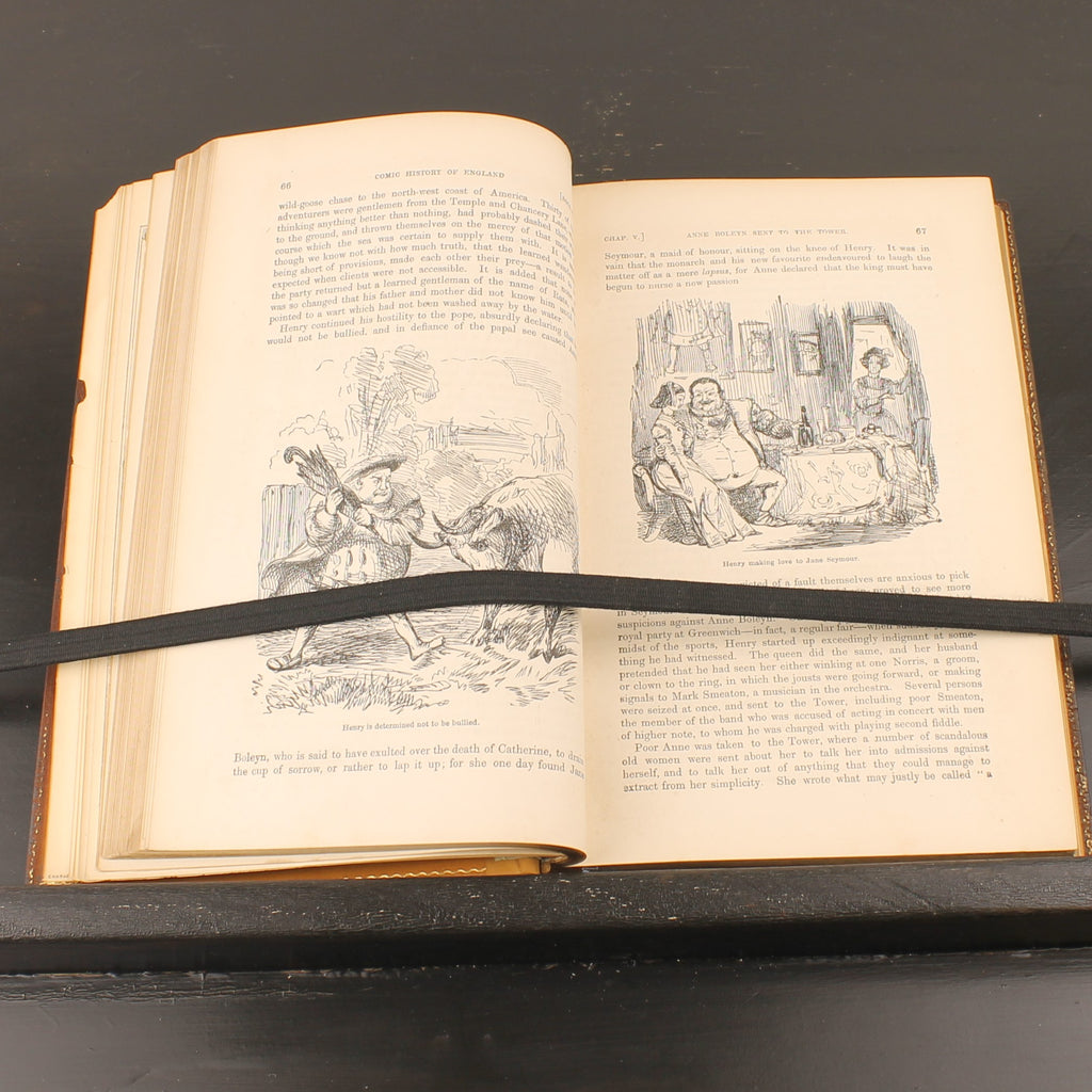 The Comic History of England (1864) – Set victorien en 2 volumes avec eaux-fortes coloriées – John Leech – Antique