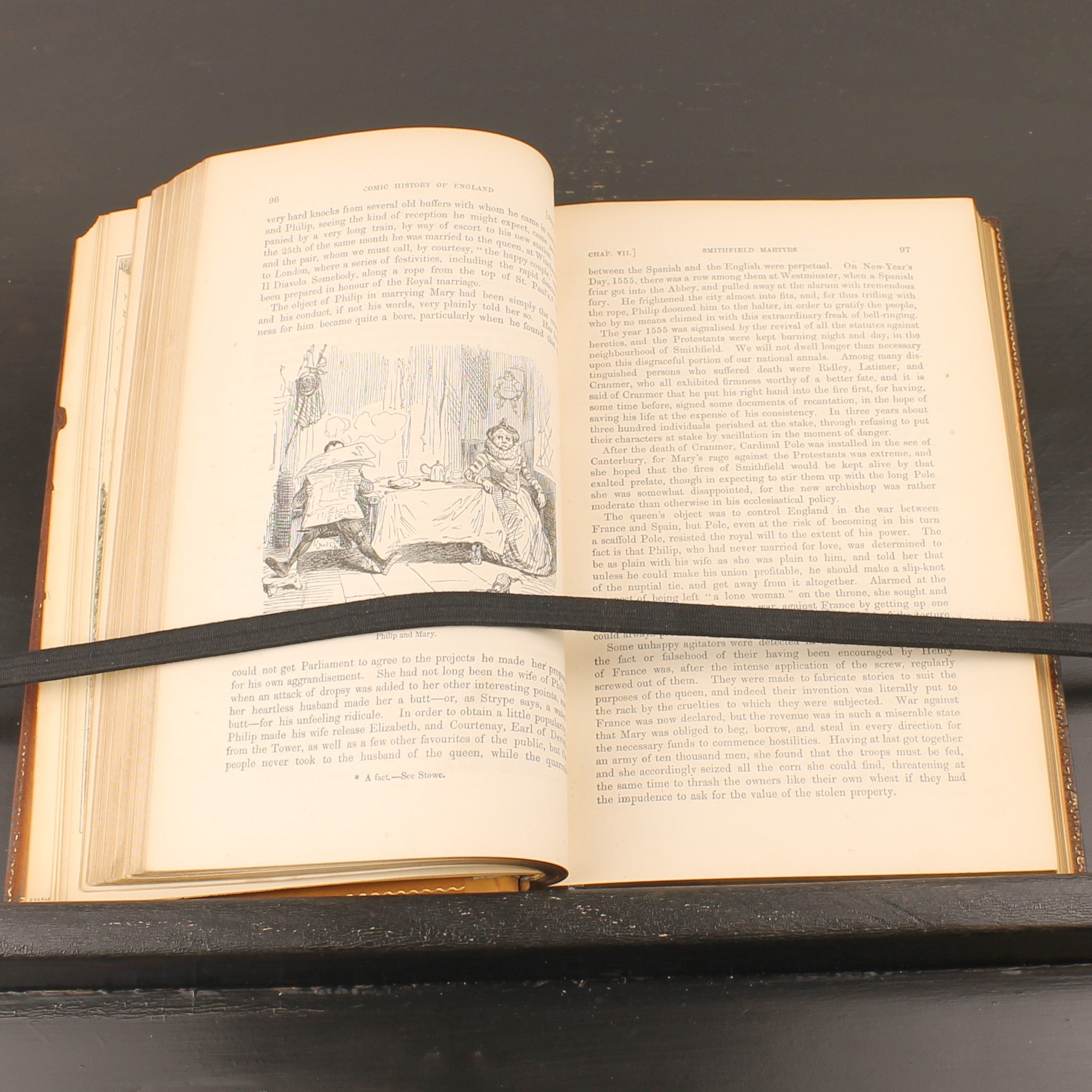 The Comic History of England (1864) – Set victorien en 2 volumes avec eaux-fortes coloriées – John Leech – Antique