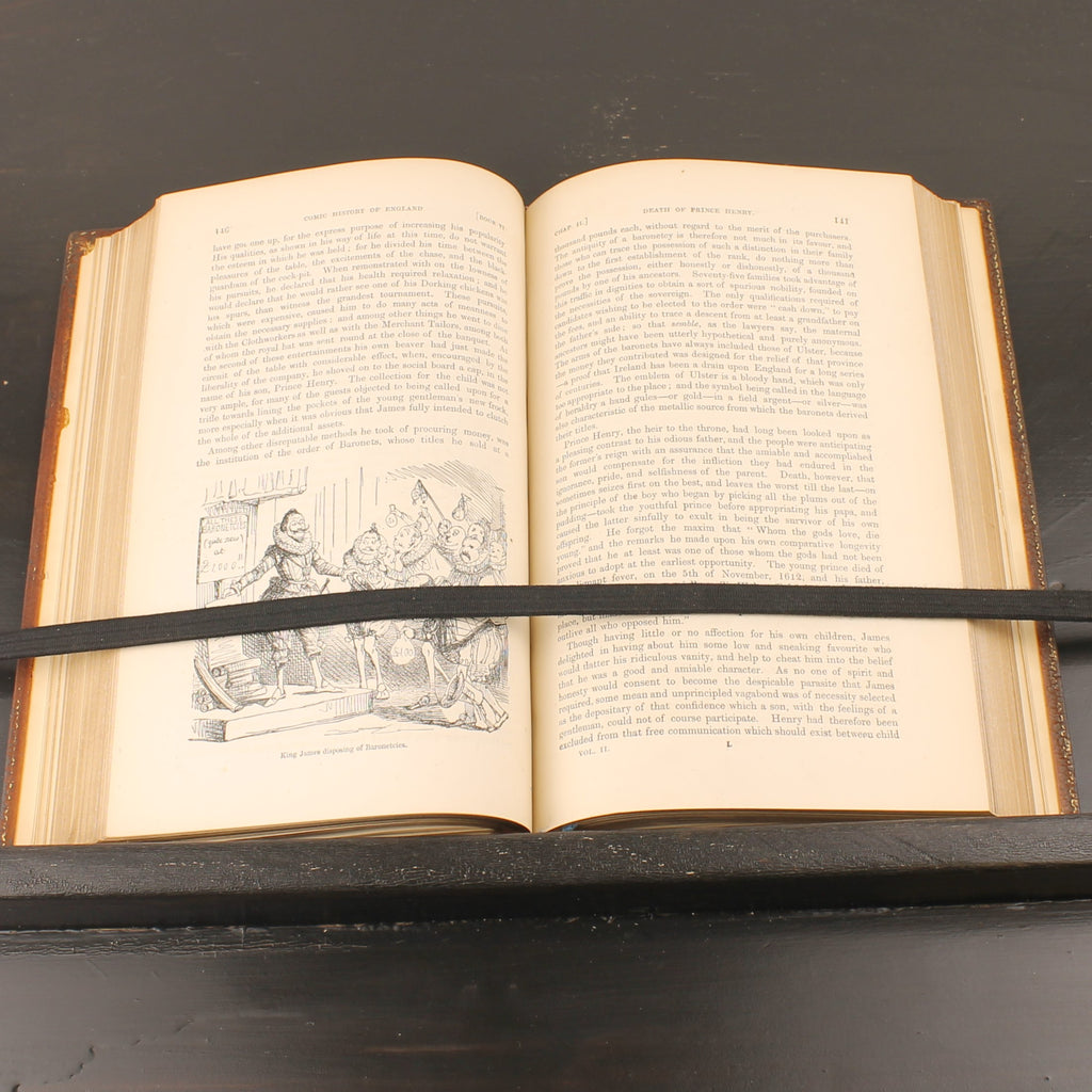 The Comic History of England (1864) – Set victorien en 2 volumes avec eaux-fortes coloriées – John Leech – Antique