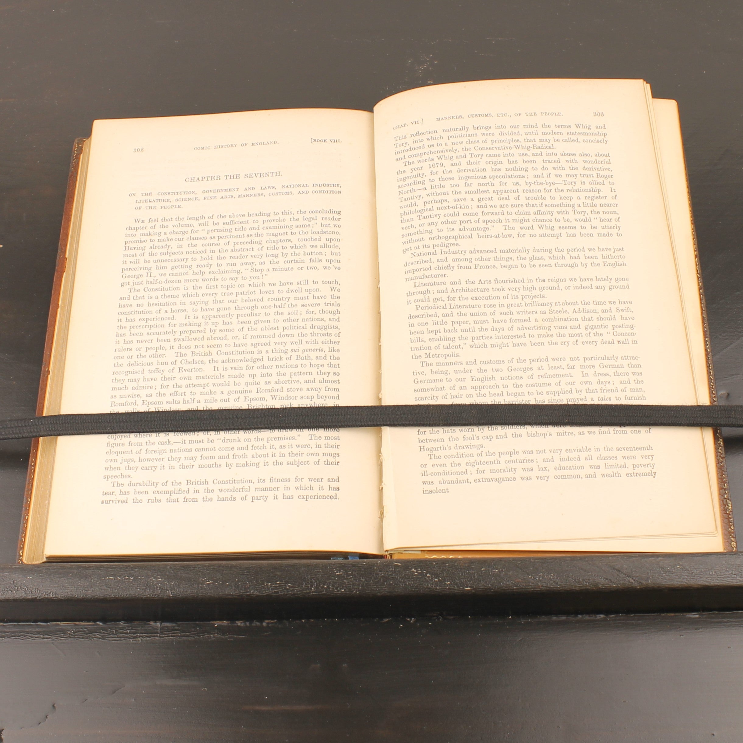 The Comic History of England (1864) – Set victorien en 2 volumes avec eaux-fortes coloriées – John Leech – Antique