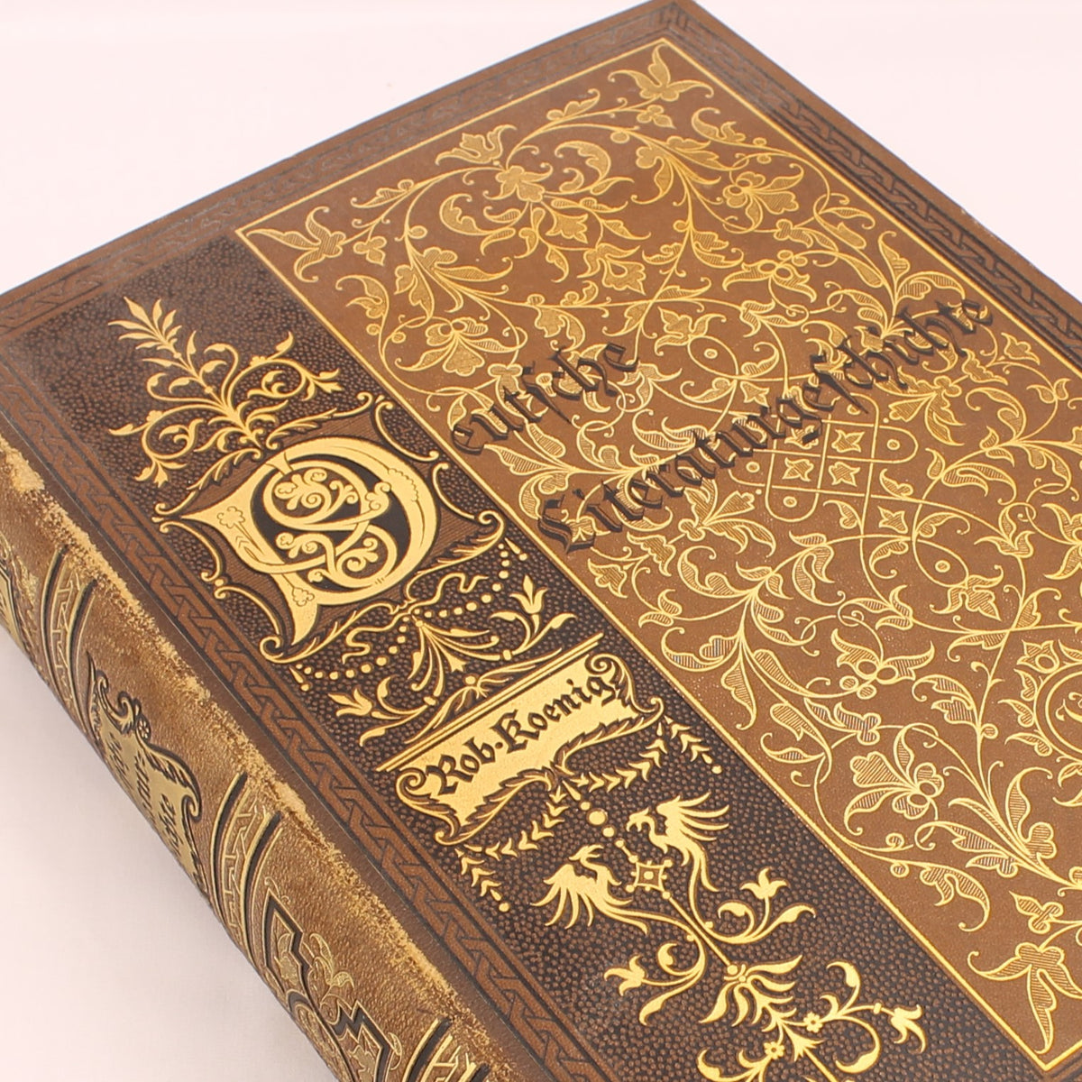 Robert Koenig - Deutsche Literaturgeschichte - Luxe Prachtband met 43 Bijlagen - 1881