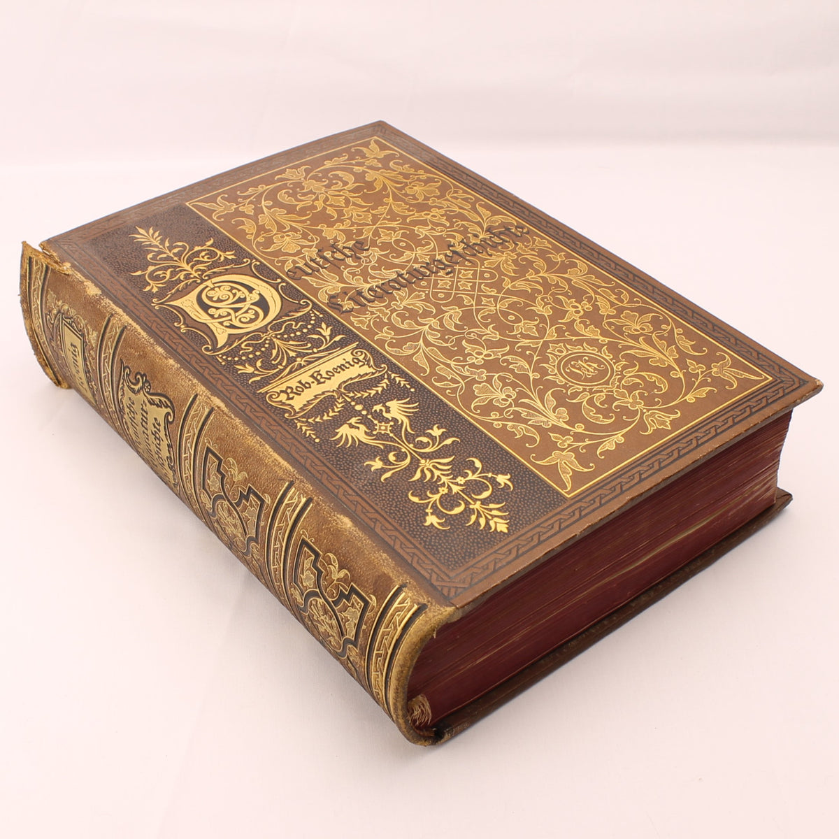 Robert Koenig - Deutsche Literaturgeschichte - Edição de Luxo com 43 Anexos - 1881
