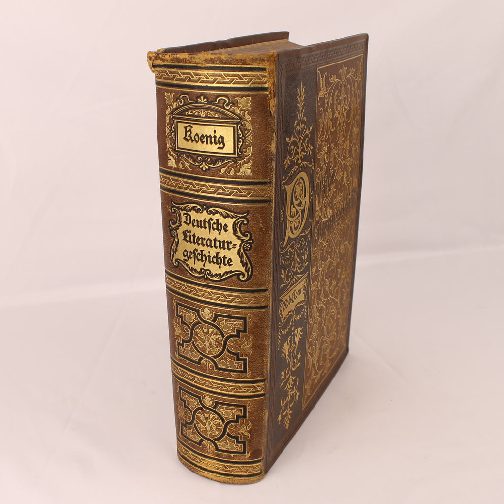 Robert Koenig - Deutsche Literaturgeschichte - Edição de Luxo com 43 Anexos - 1881