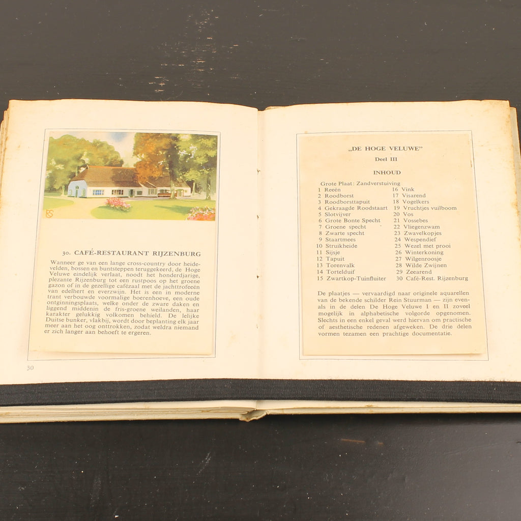 Hille Zakalbums – De Hoge Veluwe I, II & III – Albums d'épargne de l'entre-deux-guerres – Rein Stuurman – ca. années 1930