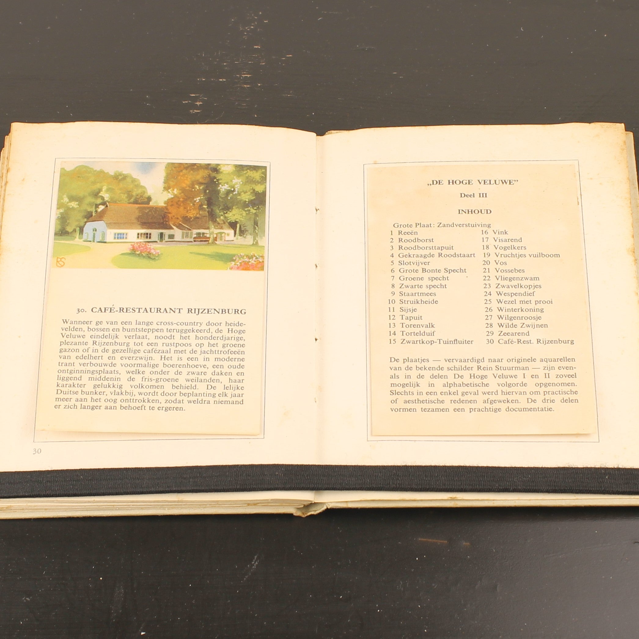 Hille Zakalbums – De Hoge Veluwe I, II & III – Albums d'épargne de l'entre-deux-guerres – Rein Stuurman – ca. années 1930