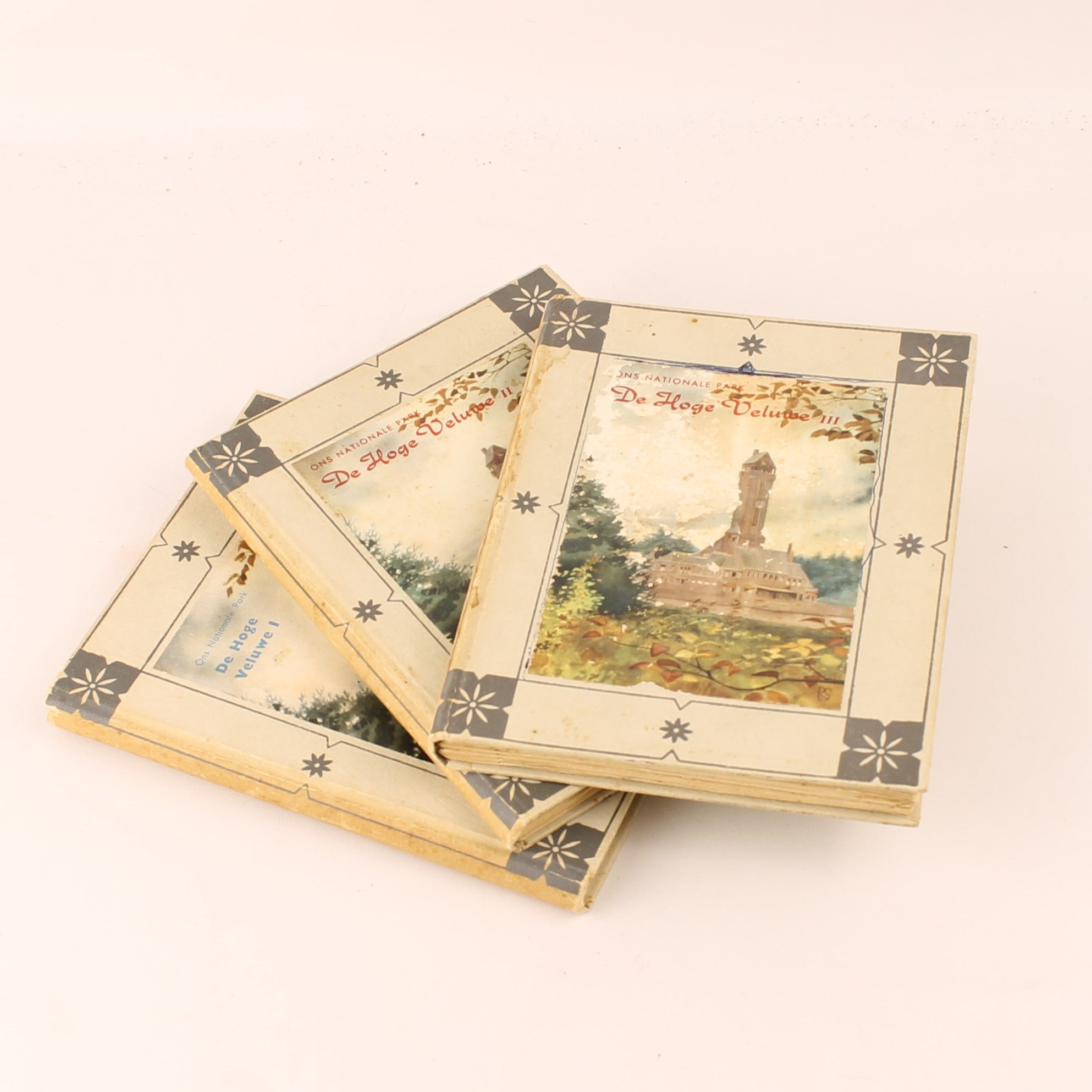 Hille Zakalbums – De Hoge Veluwe I, II & III – Interbellum Spaaralbums – Rein Stuurman – ca. 1930s