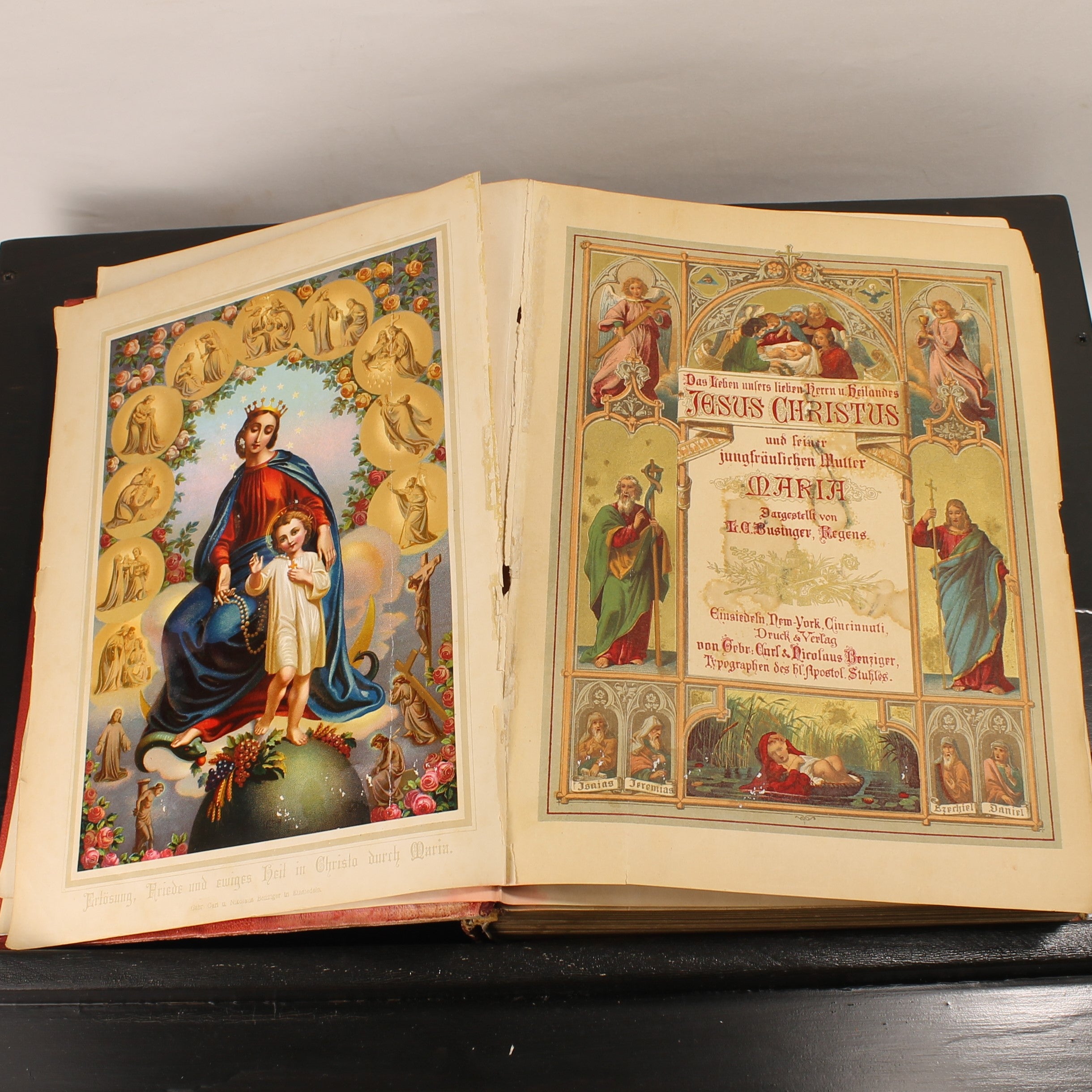 Das Leben unseres Herrn Jesus Christus - Benziger, Einsiedeln 1881