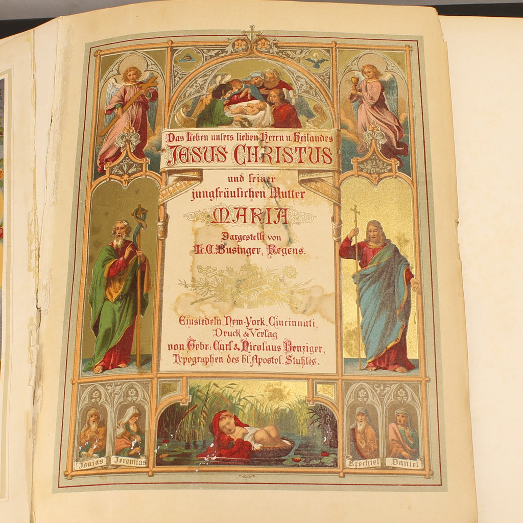 Das Leben unseres Herrn Jesus Christus - Benziger, Einsiedeln 1881