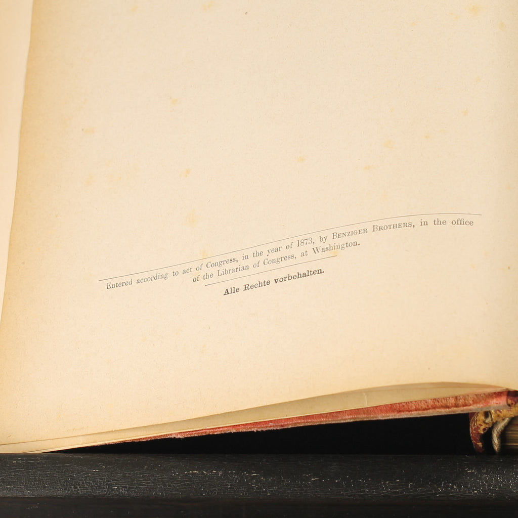 Das Leben unseres Herrn Jesus Christus - Benziger, Einsiedeln 1881