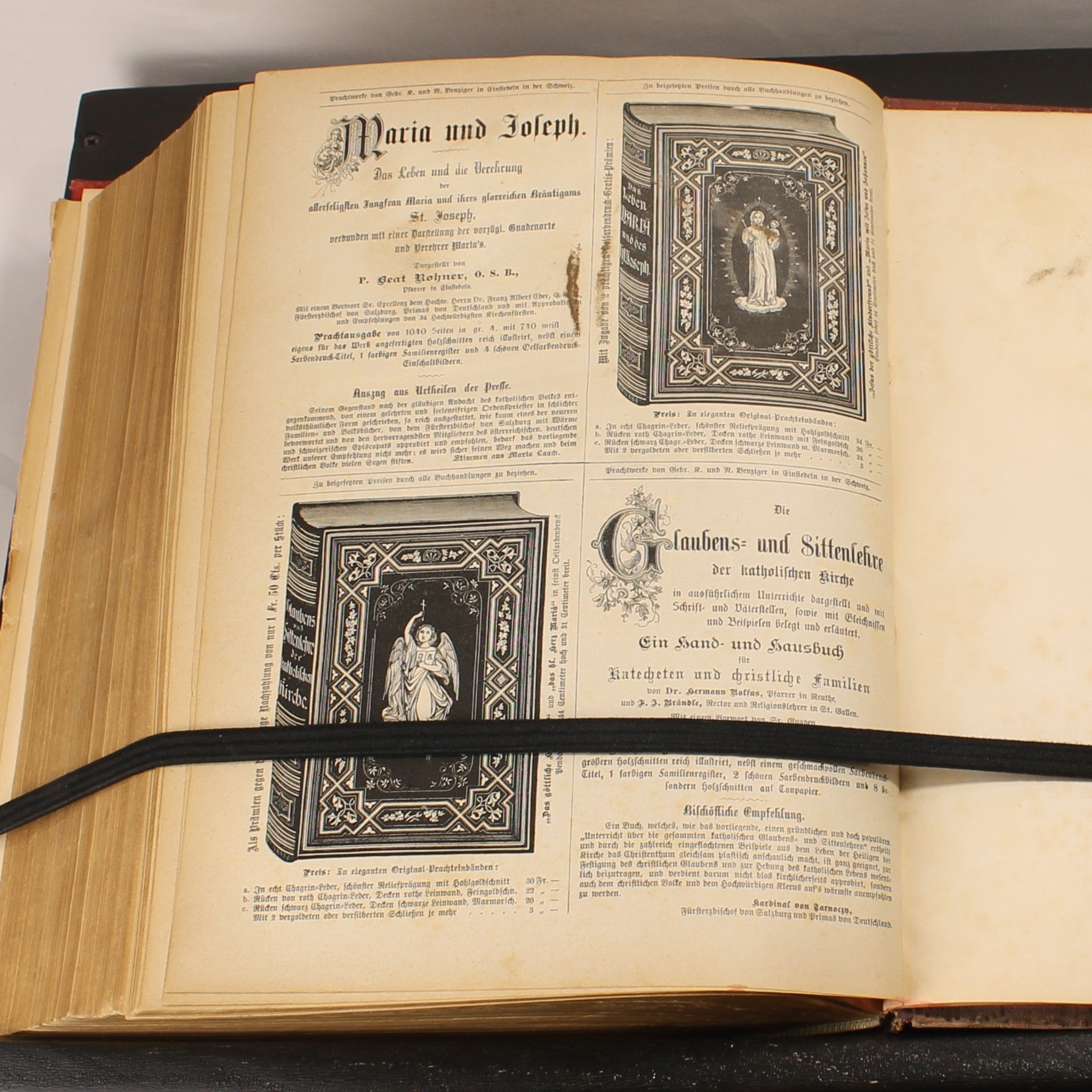 Das Leben unseres Herrn Jesus Christus - Benziger, Einsiedeln 1881