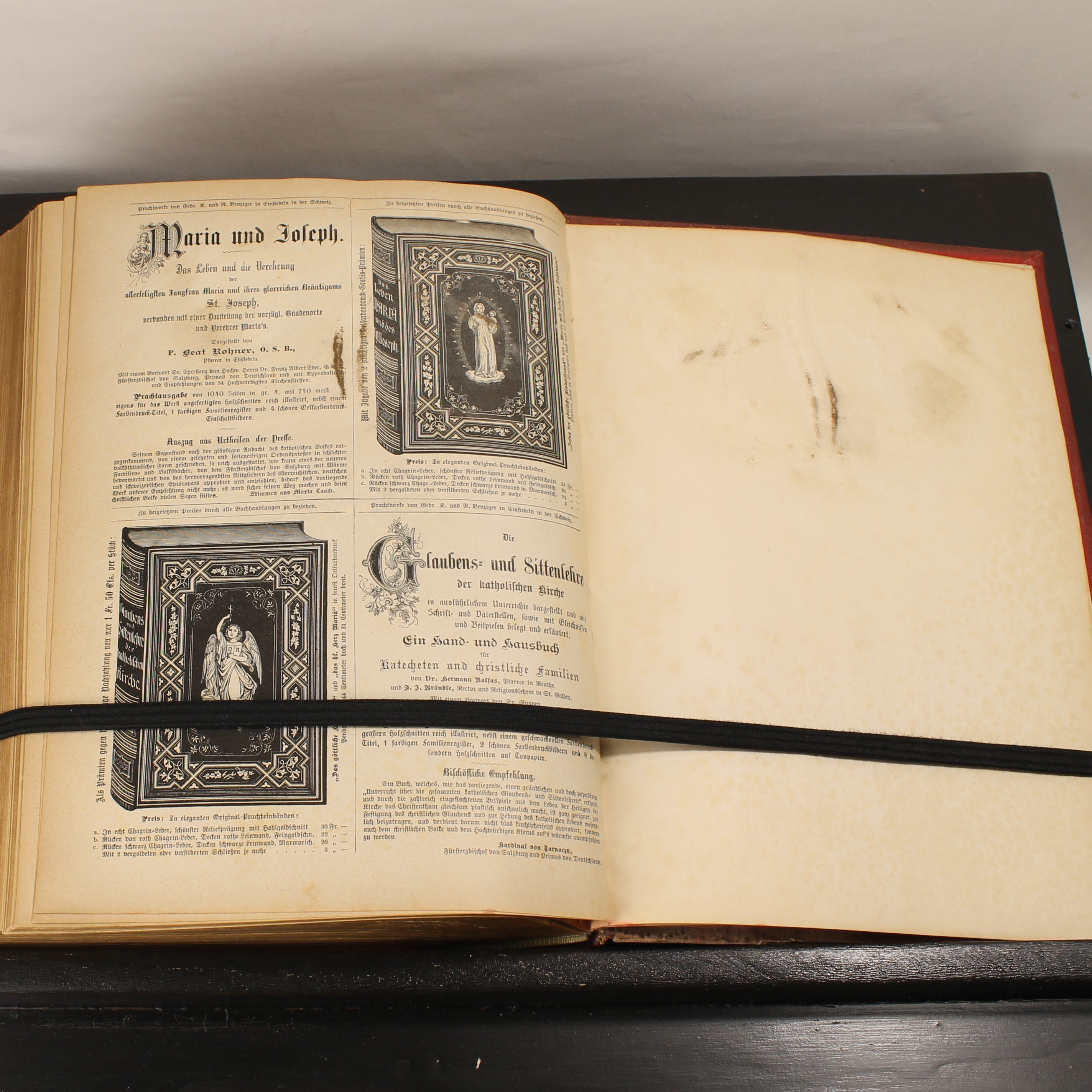 Das Leben unseres Herrn Jesus Christus - Benziger, Einsiedeln 1881