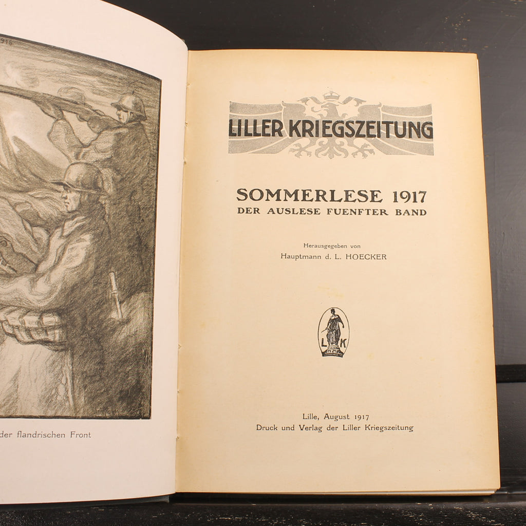 Liller Kriegszeitung - Sommerlese 1917 | Presse de campagne et propagande allemandes de la Première Guerre mondiale | Provenance militaire