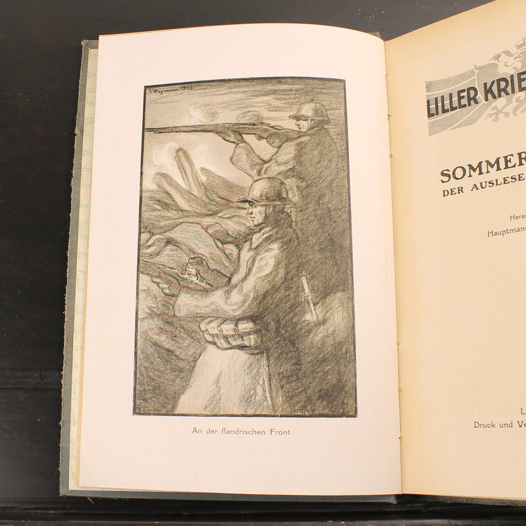 Liller Kriegszeitung - Sommerlese 1917 | Presse de campagne et propagande allemandes de la Première Guerre mondiale | Provenance militaire