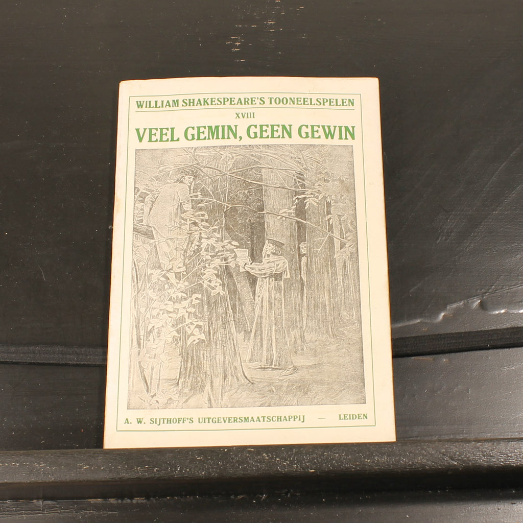 Set of Three: Antique Shakespeare Booklets c. 1900 | Sijthoff Leiden – Burgersdijk | Ex Libris