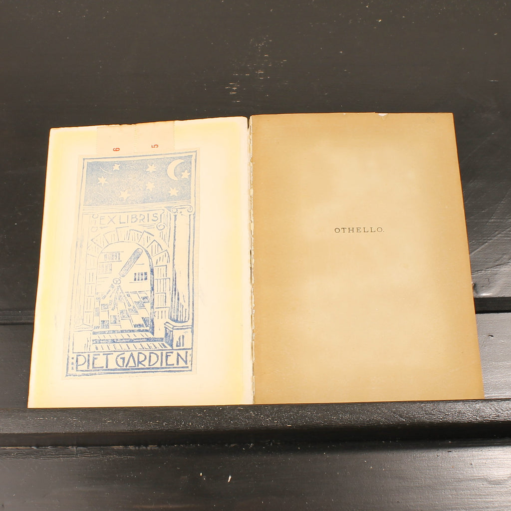 Set of Three: Antique Shakespeare Booklets c. 1900 | Sijthoff Leiden – Burgersdijk | Ex Libris