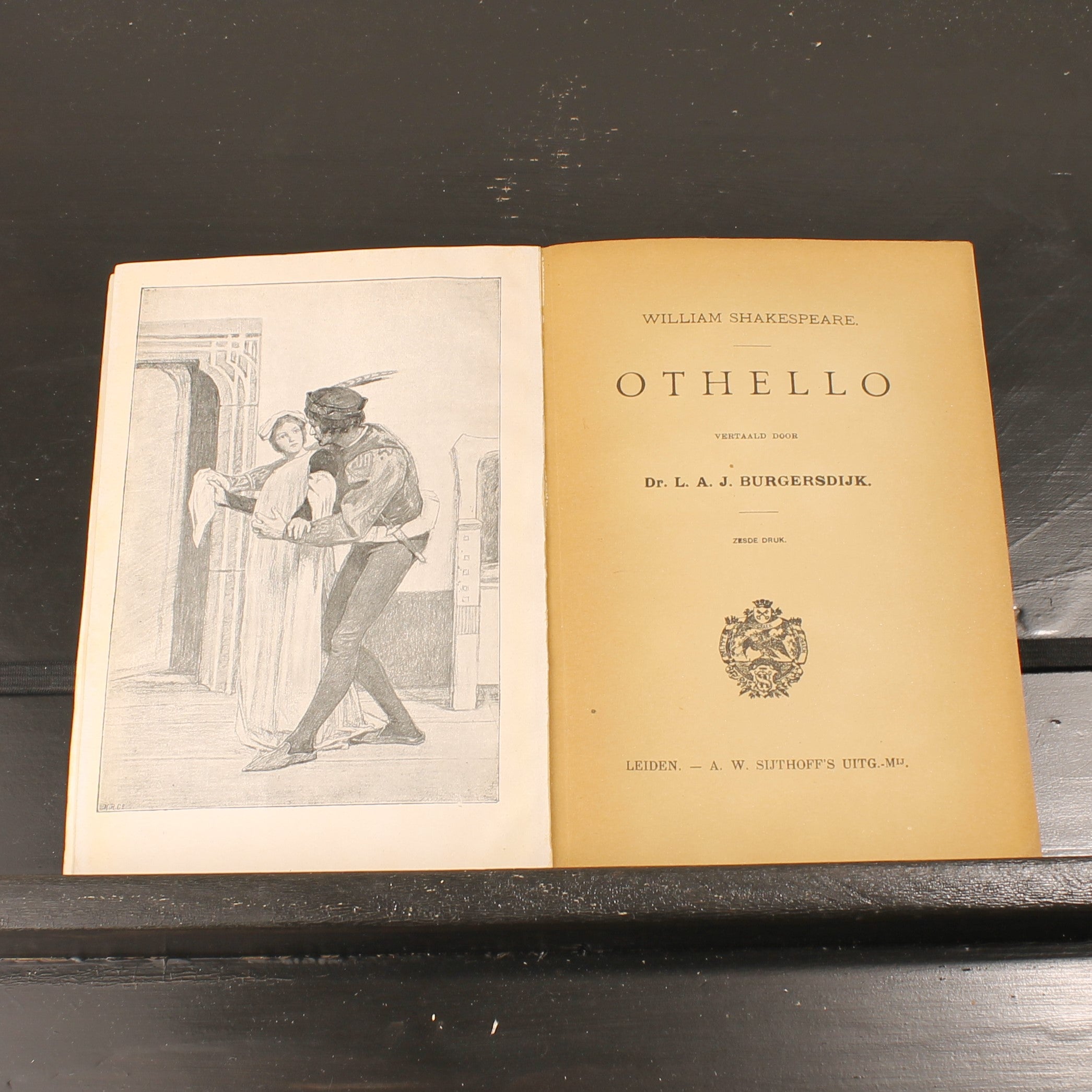 Set of Three: Antique Shakespeare Booklets c. 1900 | Sijthoff Leiden – Burgersdijk | Ex Libris