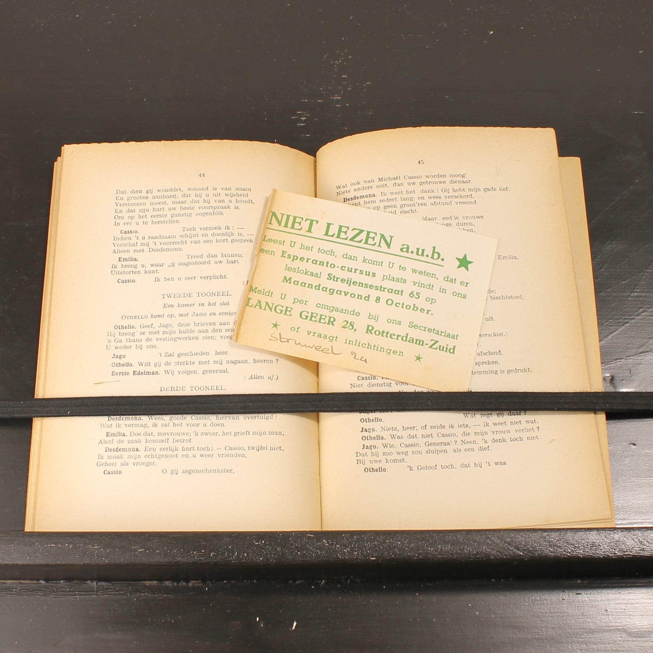 Set of Three: Antique Shakespeare Booklets c. 1900 | Sijthoff Leiden – Burgersdijk | Ex Libris
