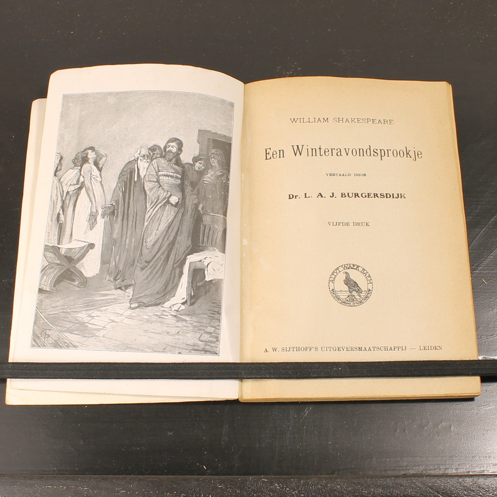 Set of Three: Antique Shakespeare Booklets c. 1900 | Sijthoff Leiden – Burgersdijk | Ex Libris