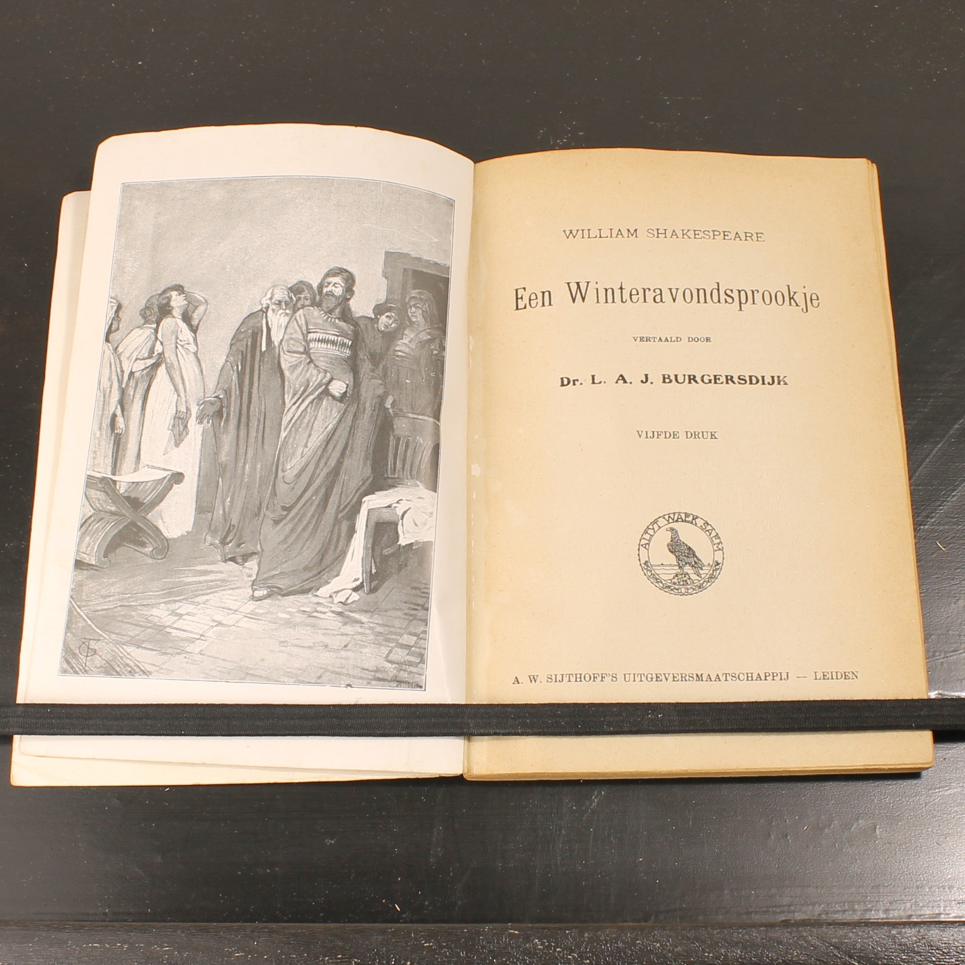 Set of Three: Antique Shakespeare Booklets c. 1900 | Sijthoff Leiden – Burgersdijk | Ex Libris