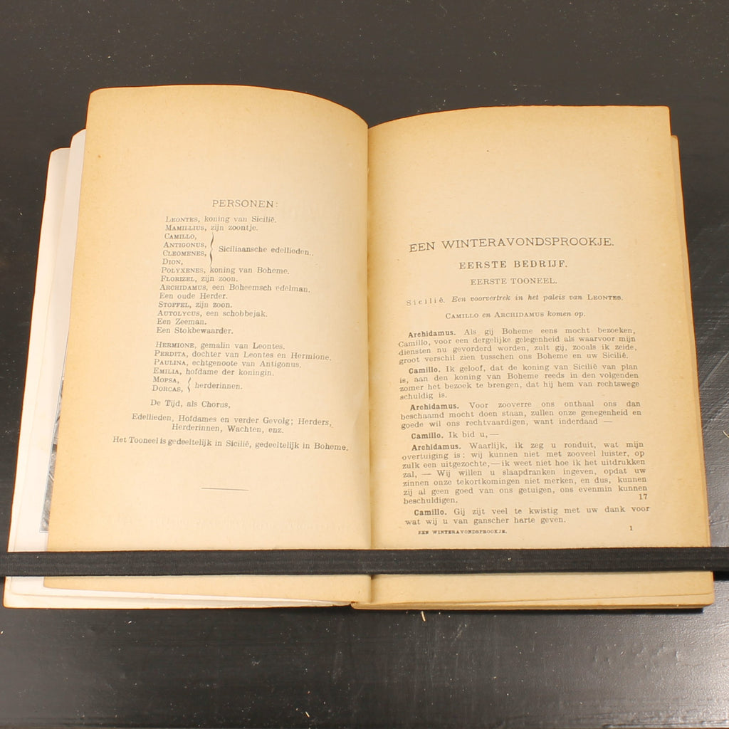 Set of Three: Antique Shakespeare Booklets c. 1900 | Sijthoff Leiden – Burgersdijk | Ex Libris