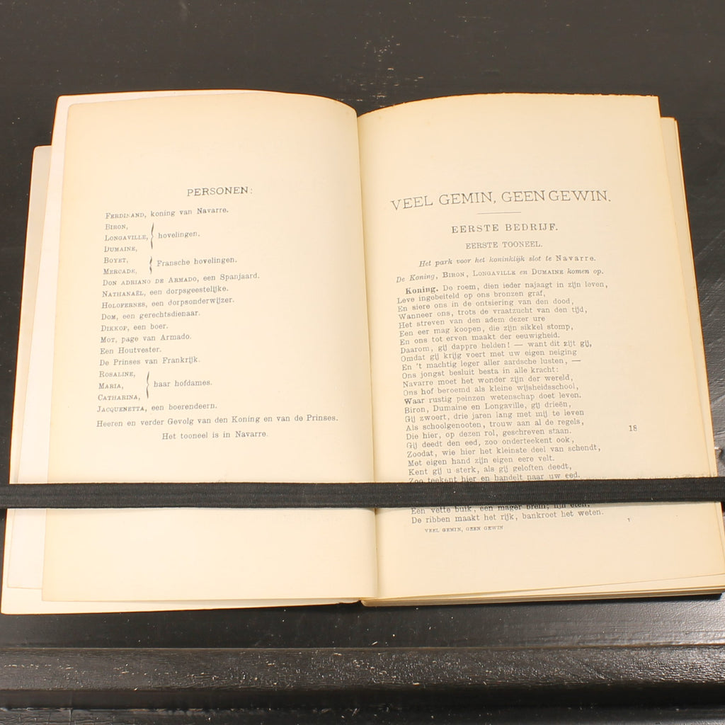 Set of Three: Antique Shakespeare Booklets c. 1900 | Sijthoff Leiden – Burgersdijk | Ex Libris