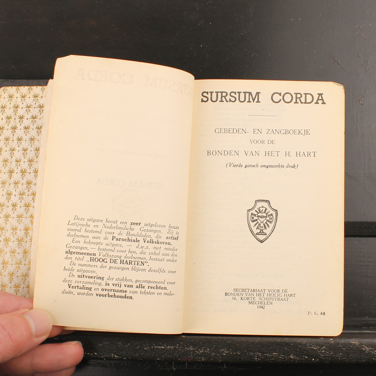 Sursum Corda - Katholiek Gebeden- en Zangboek - Mechelen 1942 - WOII