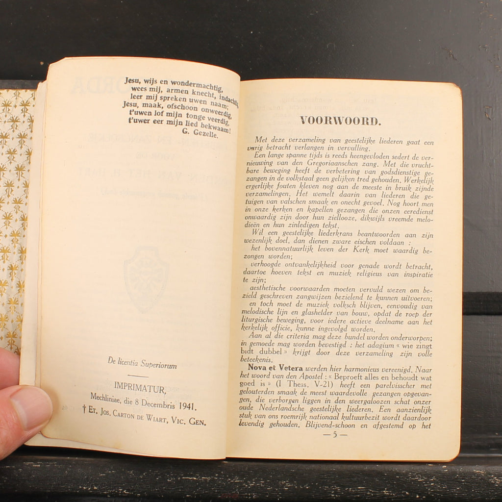 Sursum Corda - Catholic Prayer and Hymn Book - Mechelen 1942 - WWII