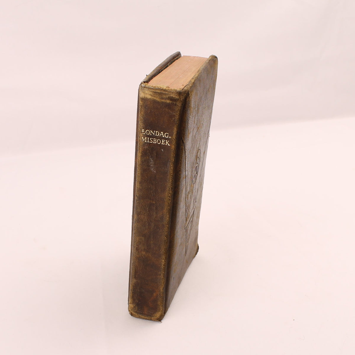 P. Flavianus - Roomsch-Katholiek Zondagmisboek - Lederen Uitgave - 1946