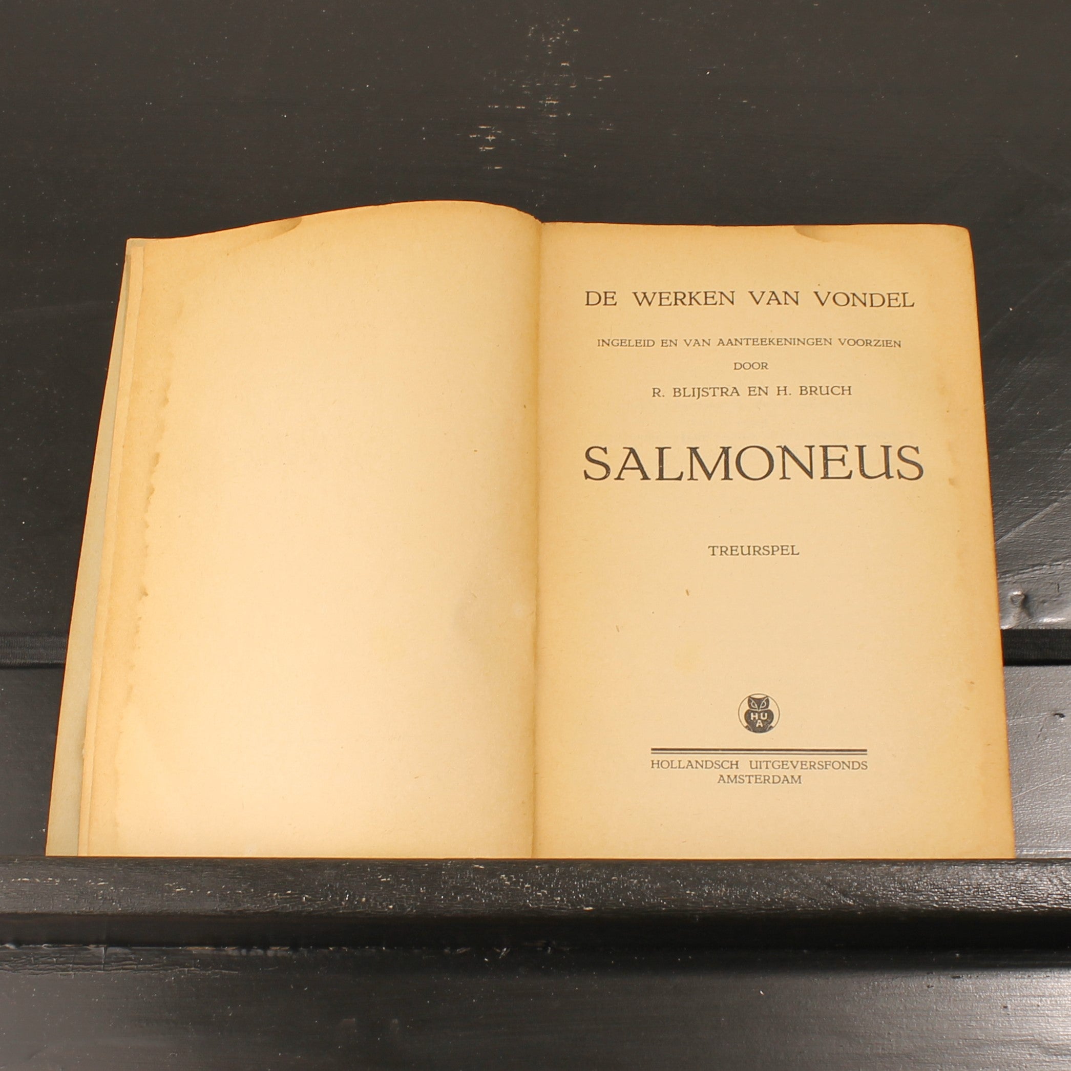 Set van twee: De Werken van Vondel | Koning David & Salmoneus | ca. 1930s