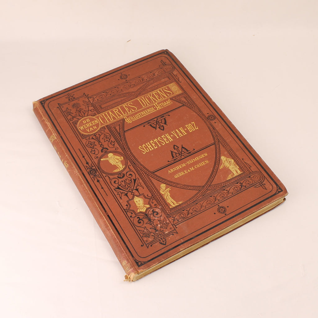 Schetsen van Boz - De Werken van Charles Dickens - H.A.M. Roelants, Schiedam ca. 1890