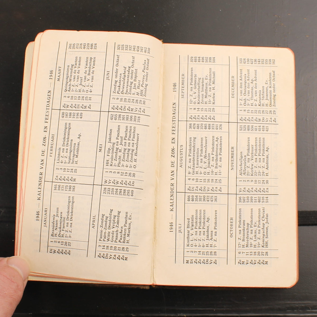 P. Flavianus - Roman Catholic Sunday Missal - Leather Edition - 1946