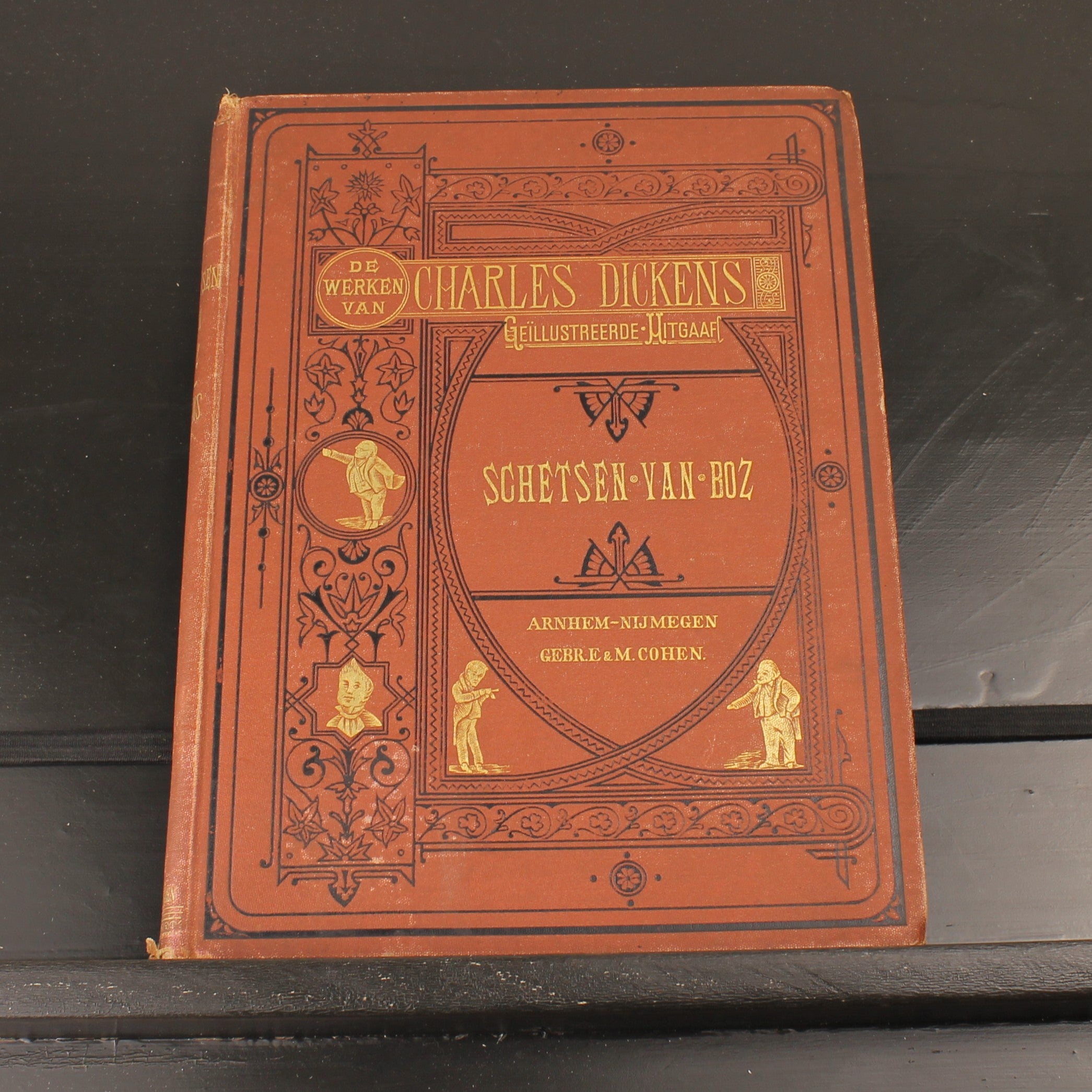 Schetsen van Boz - De Werken van Charles Dickens - H.A.M. Roelants, Schiedam ca. 1890