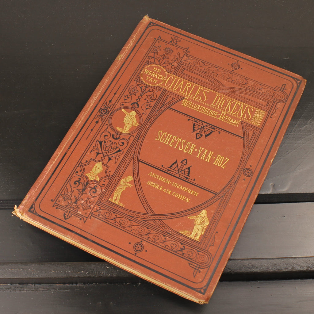 Schetsen van Boz - De Werken van Charles Dickens - H.A.M. Roelants, Schiedam ca. 1890