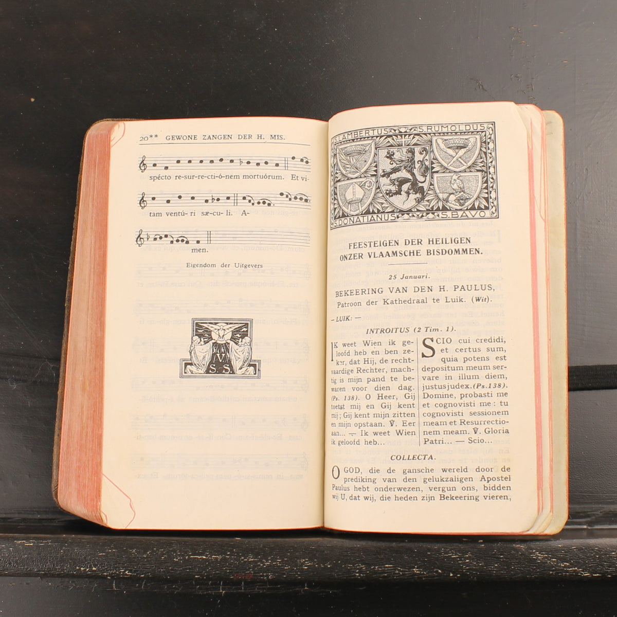 P. Flavianus - Roman Catholic Sunday Missal - Leather Edition - 1946