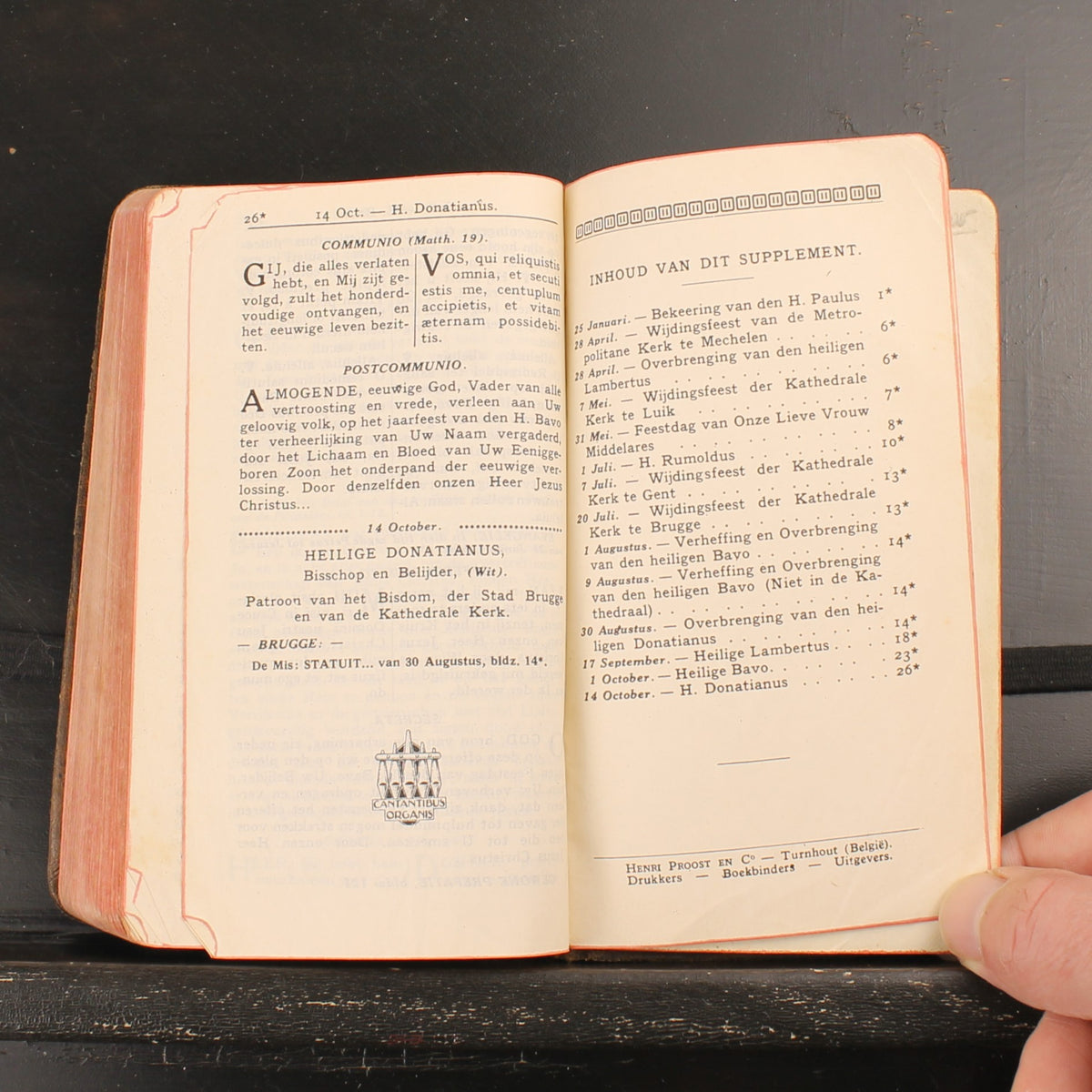 P. Flavianus - Roman Catholic Sunday Missal - Leather Edition - 1946