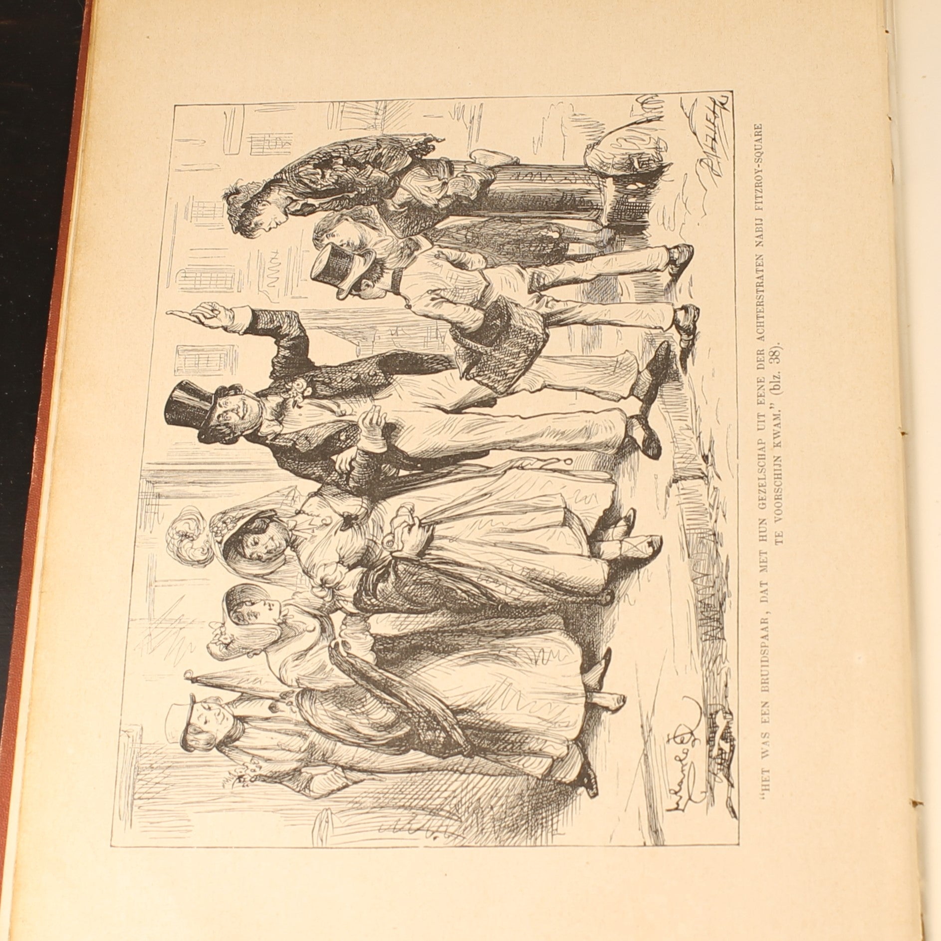 Schetsen van Boz - De Werken van Charles Dickens - H.A.M. Roelants, Schiedam ca. 1890
