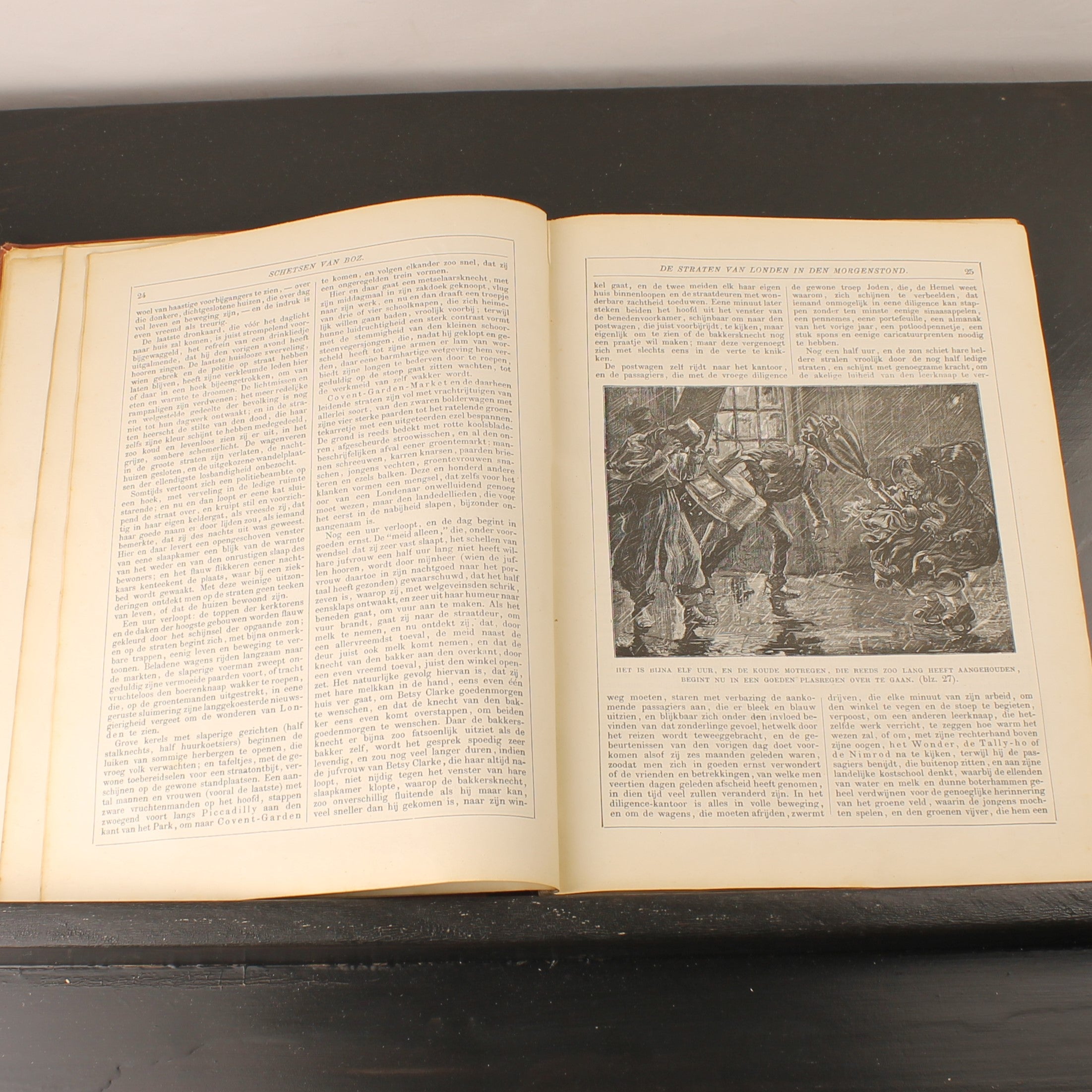 Schetsen van Boz - De Werken van Charles Dickens - H.A.M. Roelants, Schiedam ca. 1890