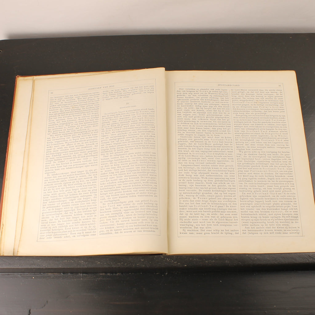 Schetsen van Boz - De Werken van Charles Dickens - H.A.M. Roelants, Schiedam ca. 1890